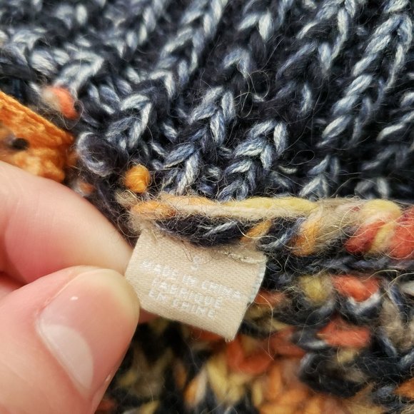 Knitted Knotted Anthropologie Womens Multicolor Cardigan Sweater Size S Wool - Picture 4 of 12